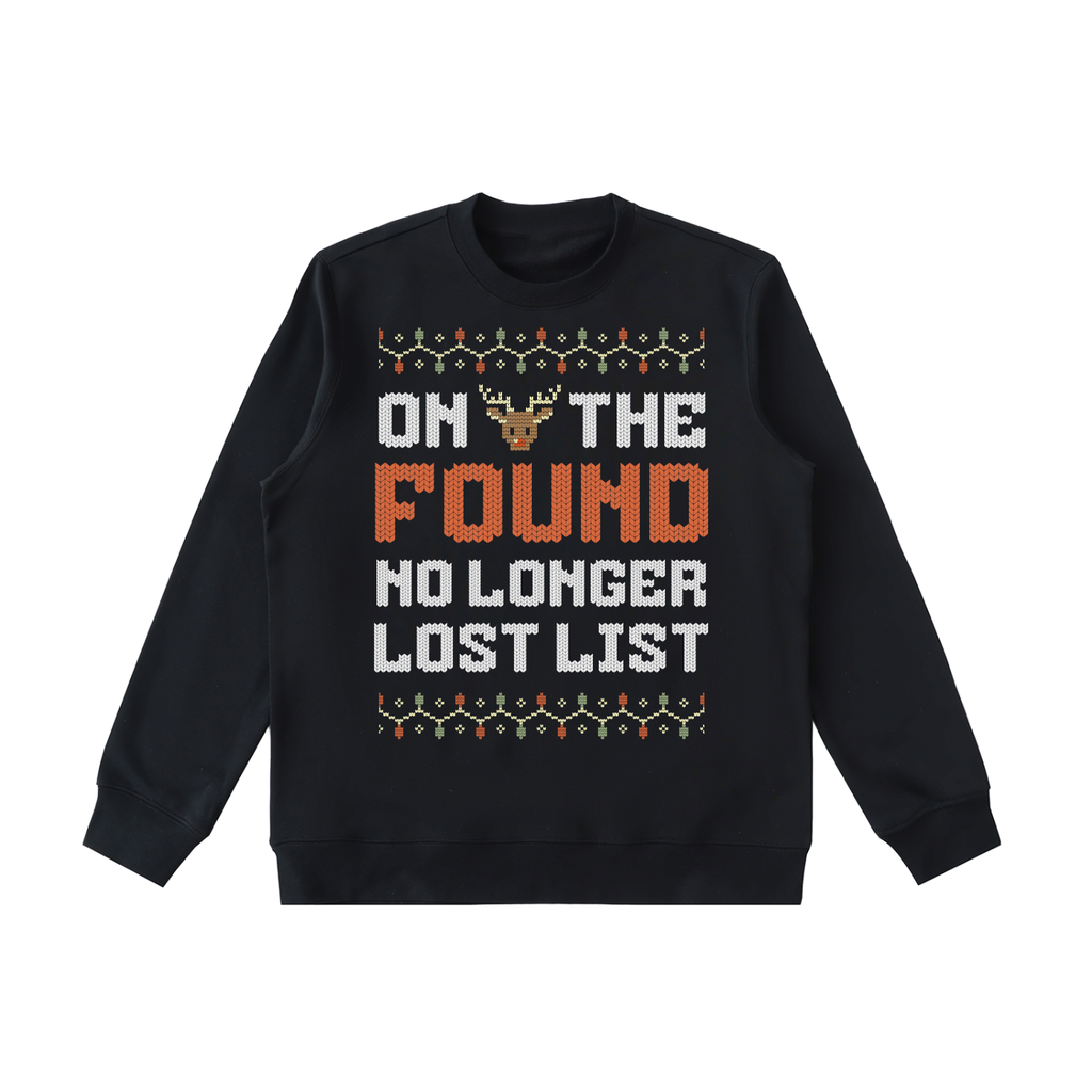 🎄 "Found No Longer Lost List 2" Essential Crewneck  Sweatshirt 🎄