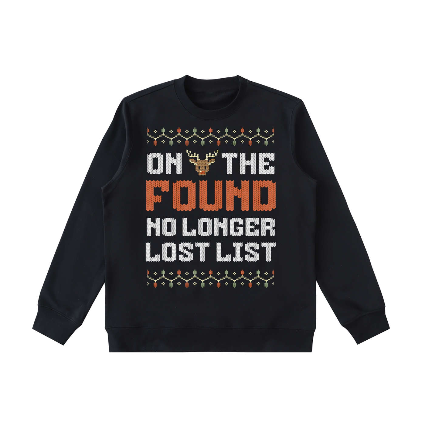 🎄 "Found No Longer Lost List 2" Essential Crewneck  Sweatshirt 🎄