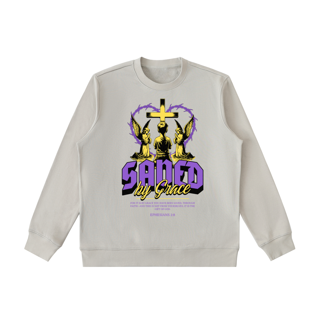 "Saved By Grace" Essential Crewneck Sweatshirt