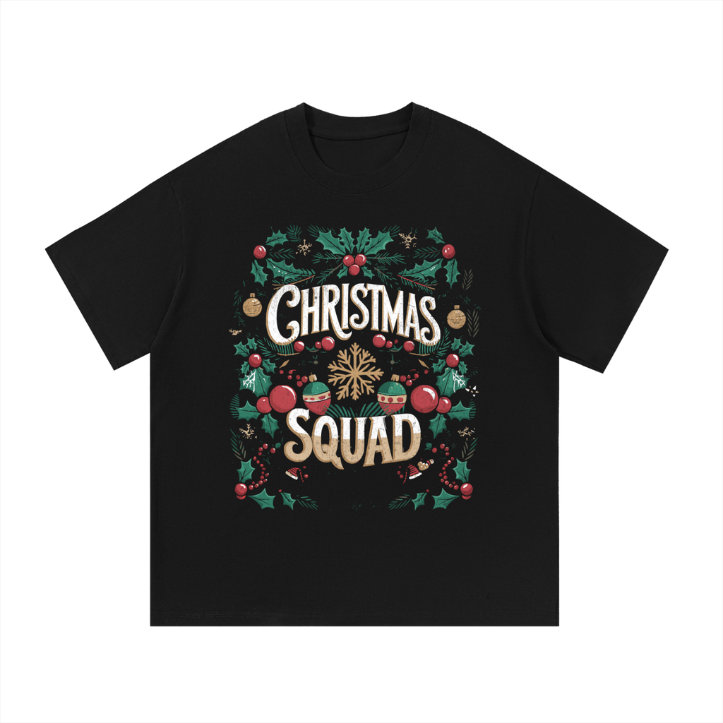 🎄 "Christmas Squad" Essential Cotton T-Shirt 🎄