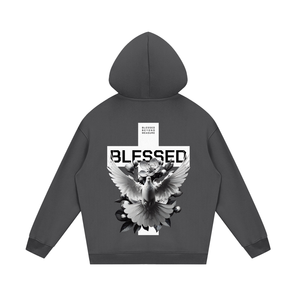 "BLESSED" Streetwear Fleece Hoodie