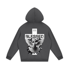 "BLESSED" Streetwear Fleece Hoodie