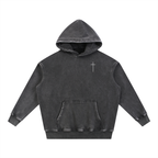 "The Light Of The World" Snow Wash Fleece Cotton Hoodie