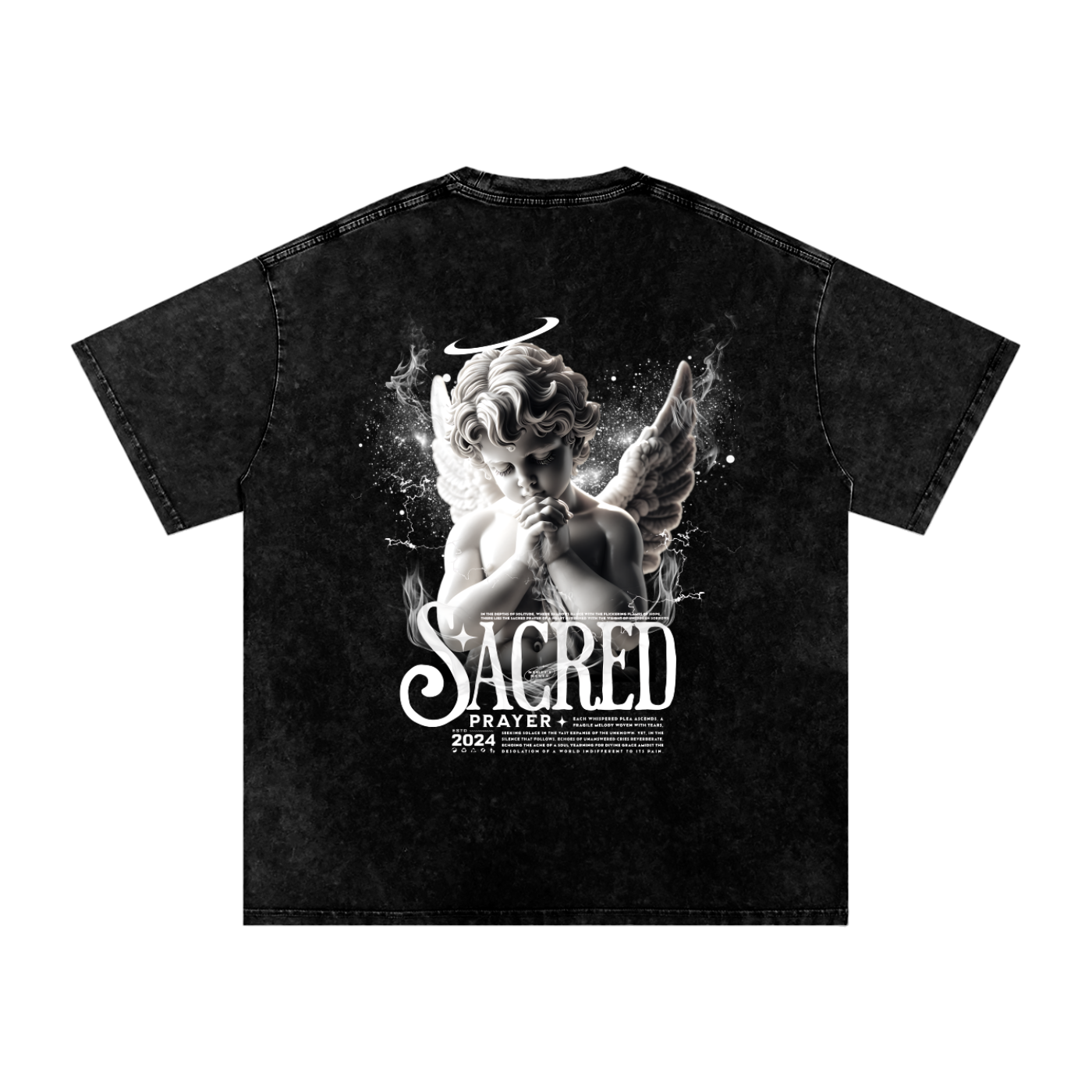 "Sacred" Snow Washed T-Shirt