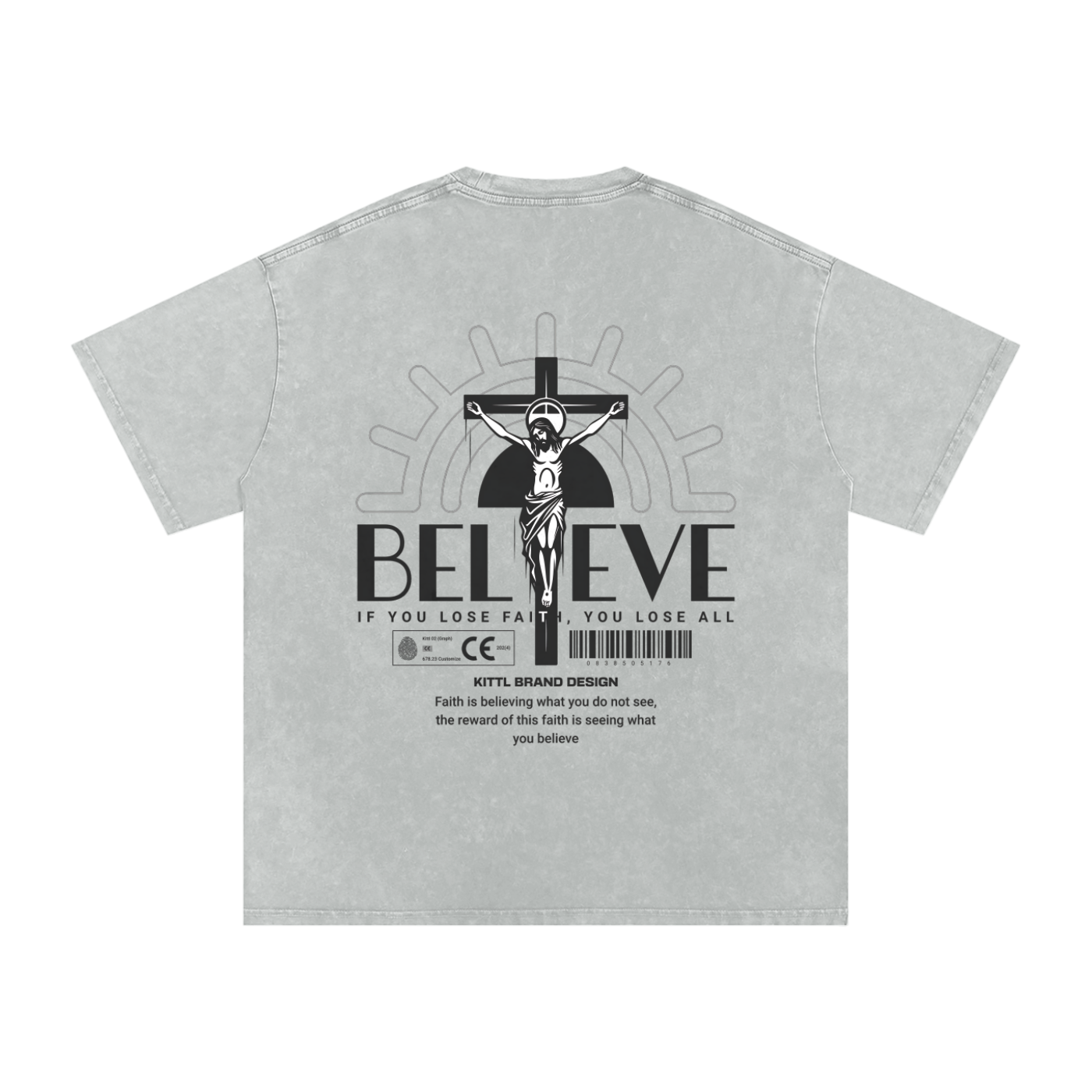 "Believe" Snow Washed T-Shirt