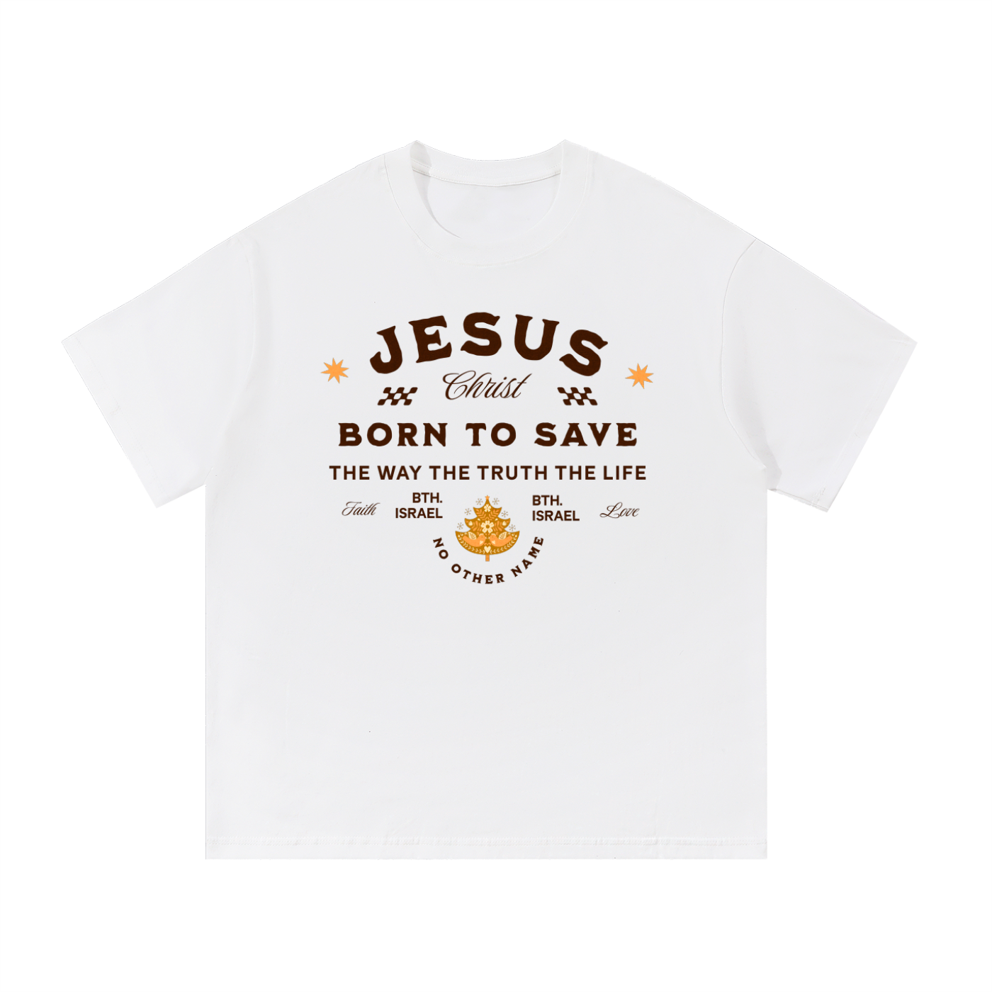 🎄 "Jesus Born To Save" Essential Cotton T-Shirt 🎄