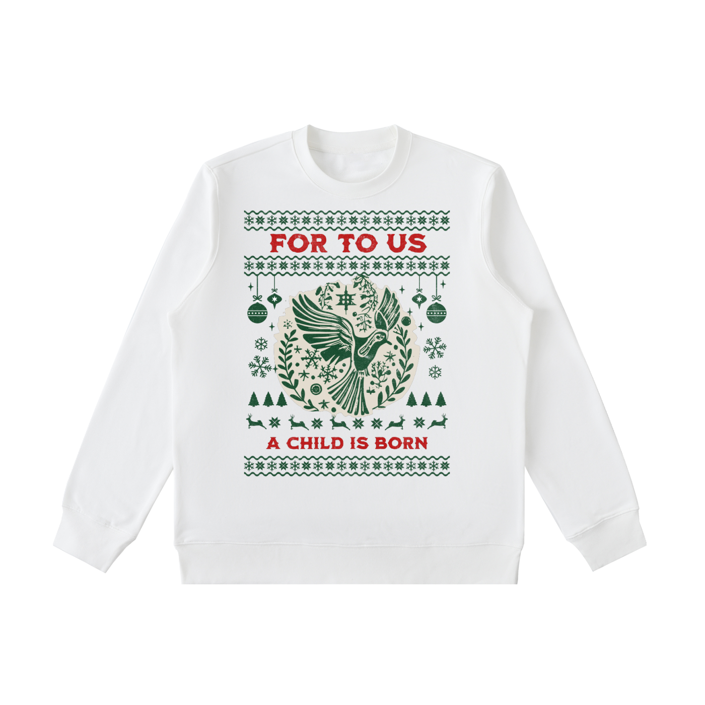 🎄 "A Child Is Born" Essential Crewneck  Sweatshirt 🎄