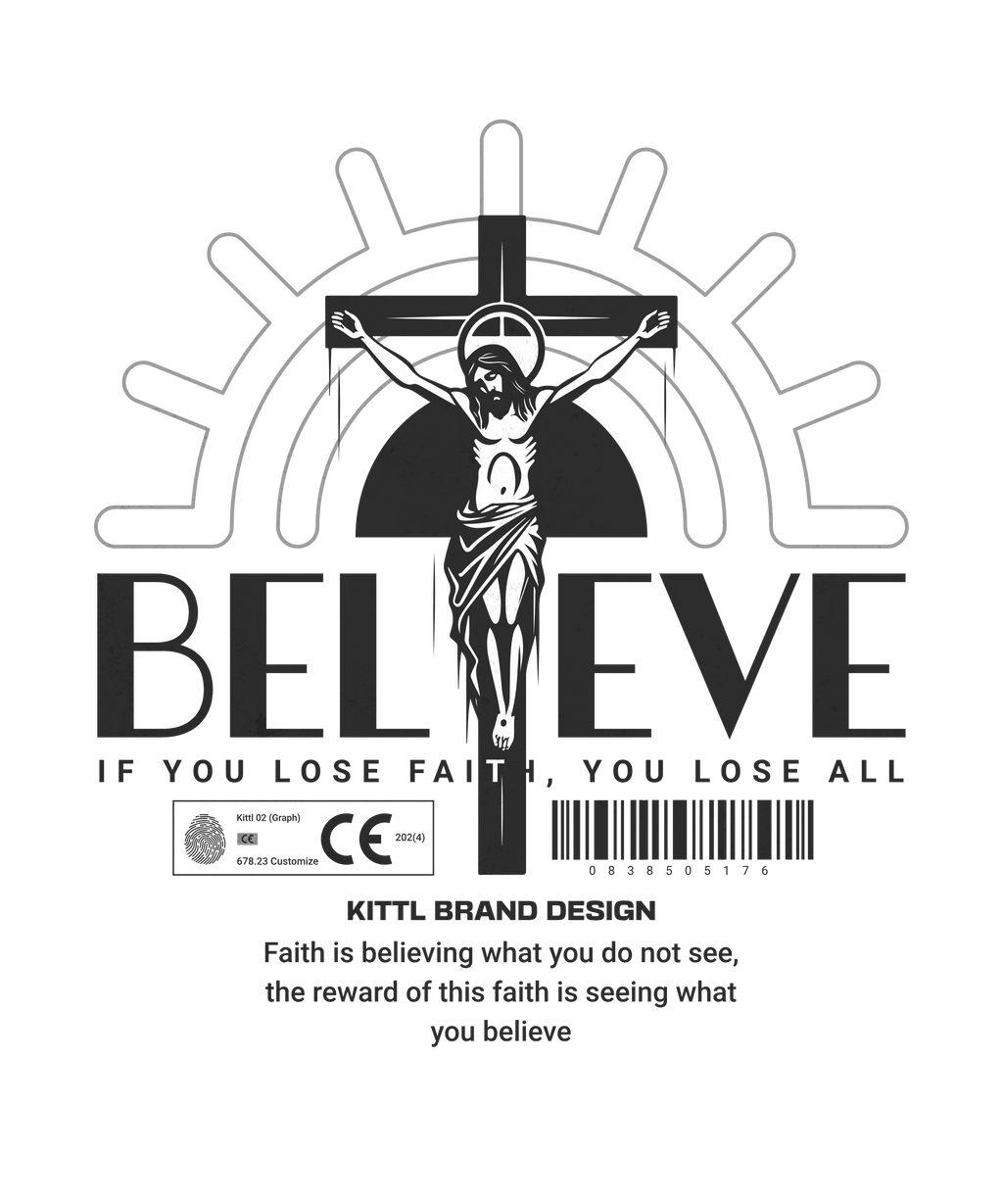 "Believe" Snow Washed T-Shirt