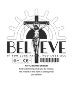 "Believe" Snow Washed T-Shirt
