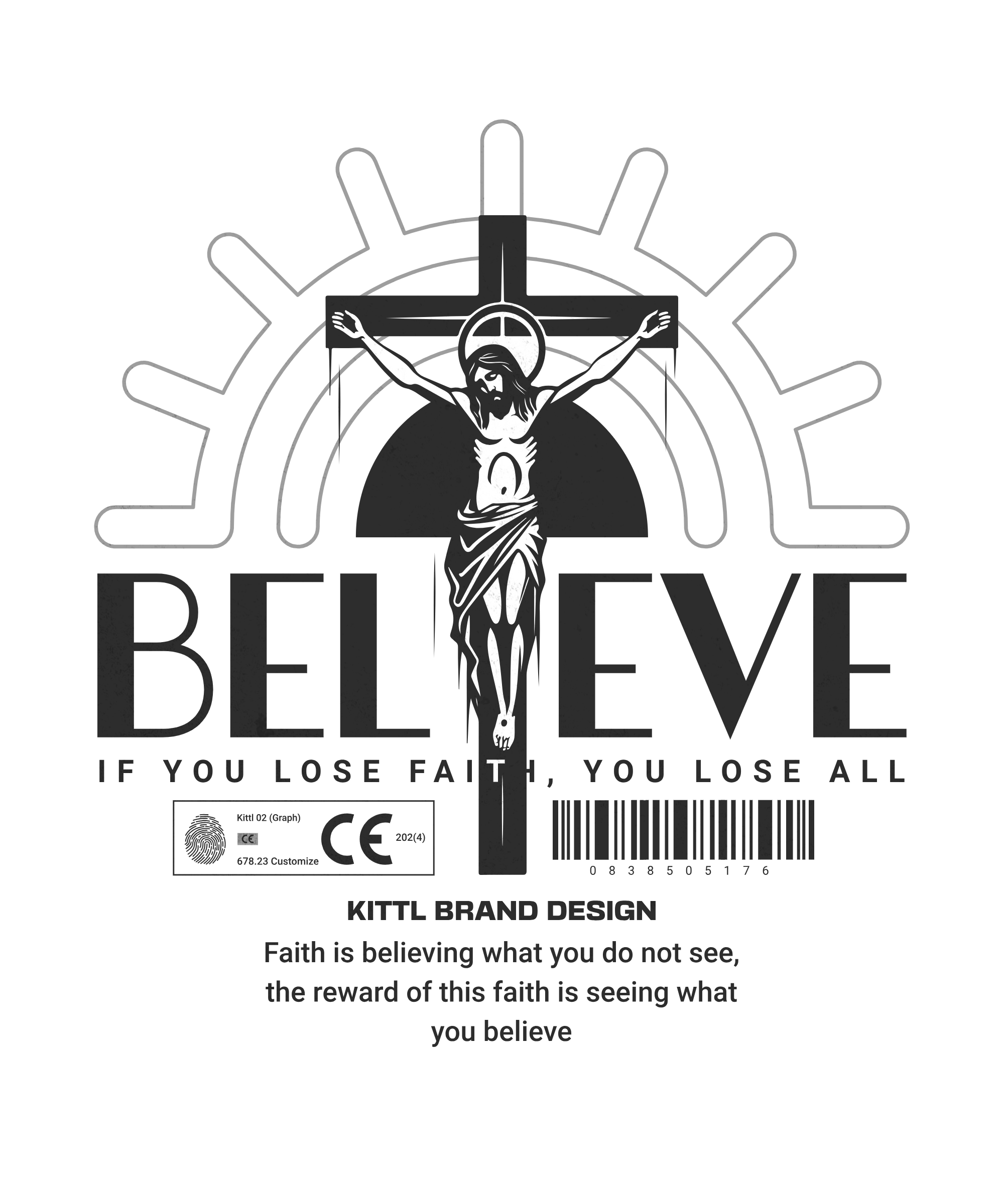 "Believe" Snow Washed T-Shirt
