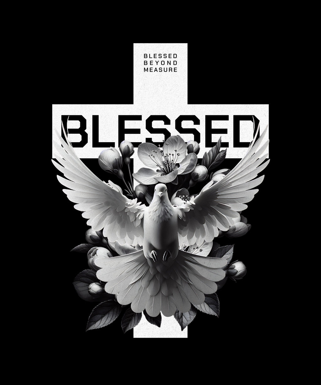 "BLESSED" Streetwear Fleece Hoodie