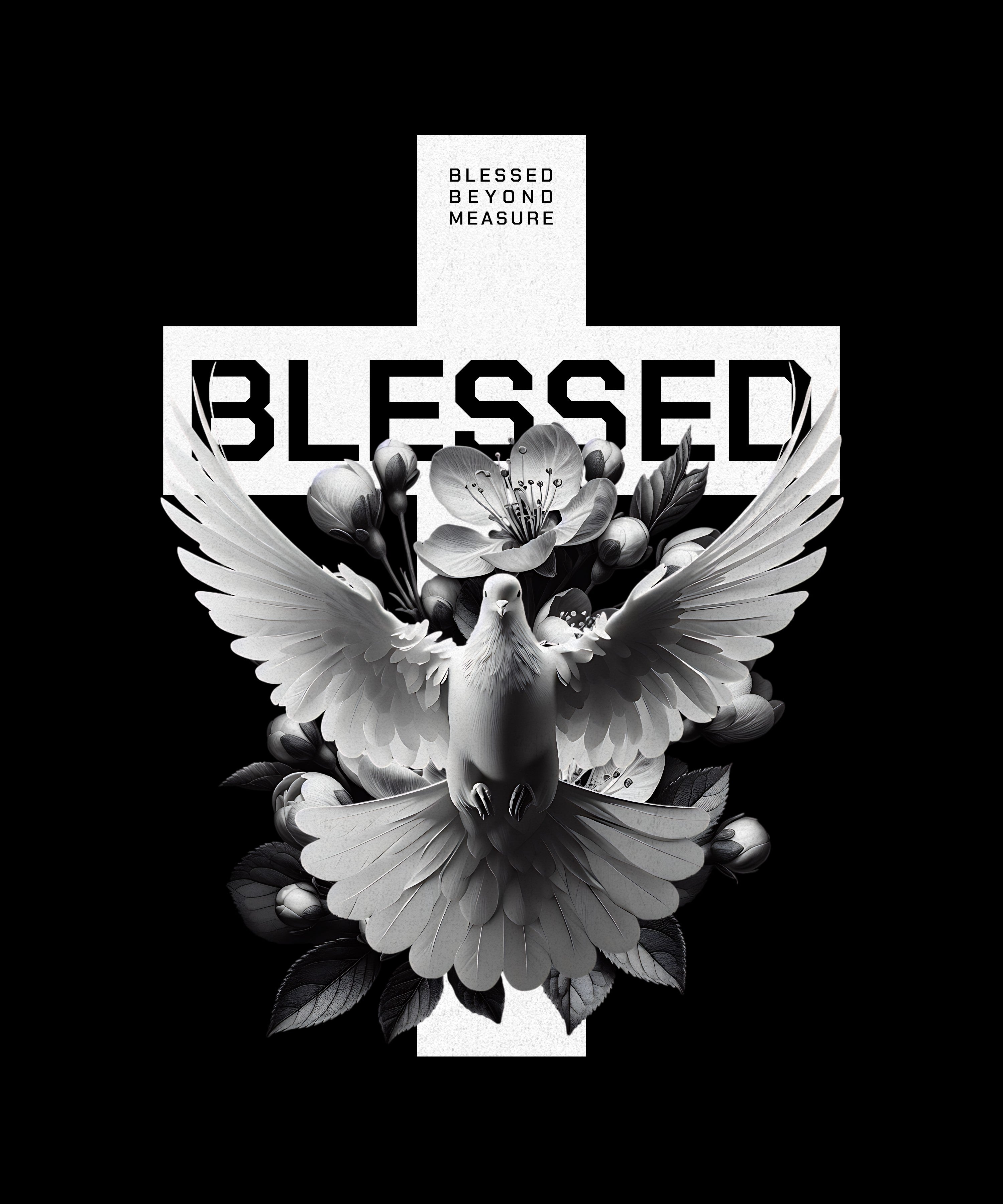 "Blessed" Snow Wash Fleece Cotton Hoodie