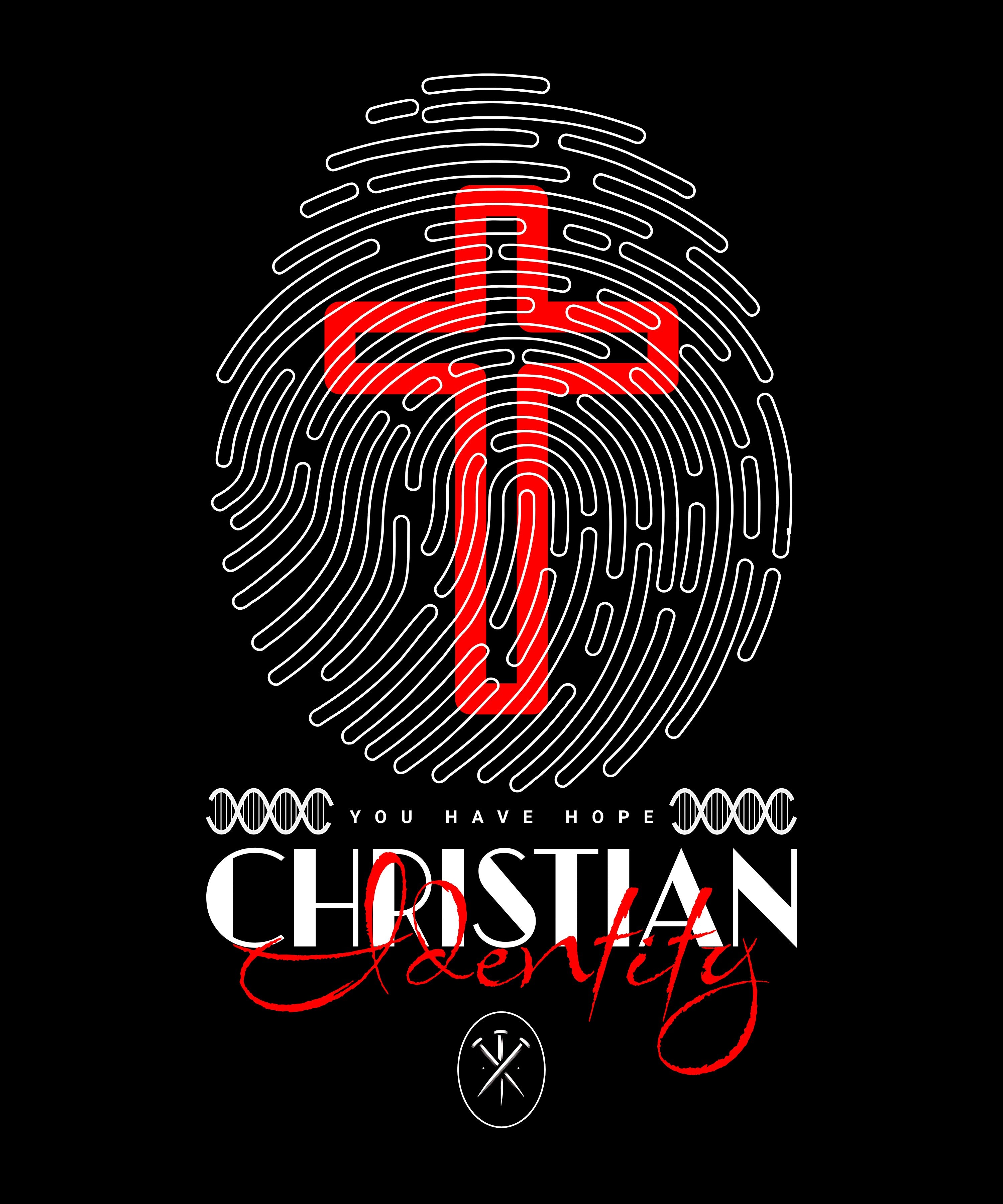 "Christian Identity" Snow Wash Oversized Sweatshirt