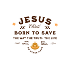 🎄 "Jesus Born To Save" Essential Cotton T-Shirt 🎄