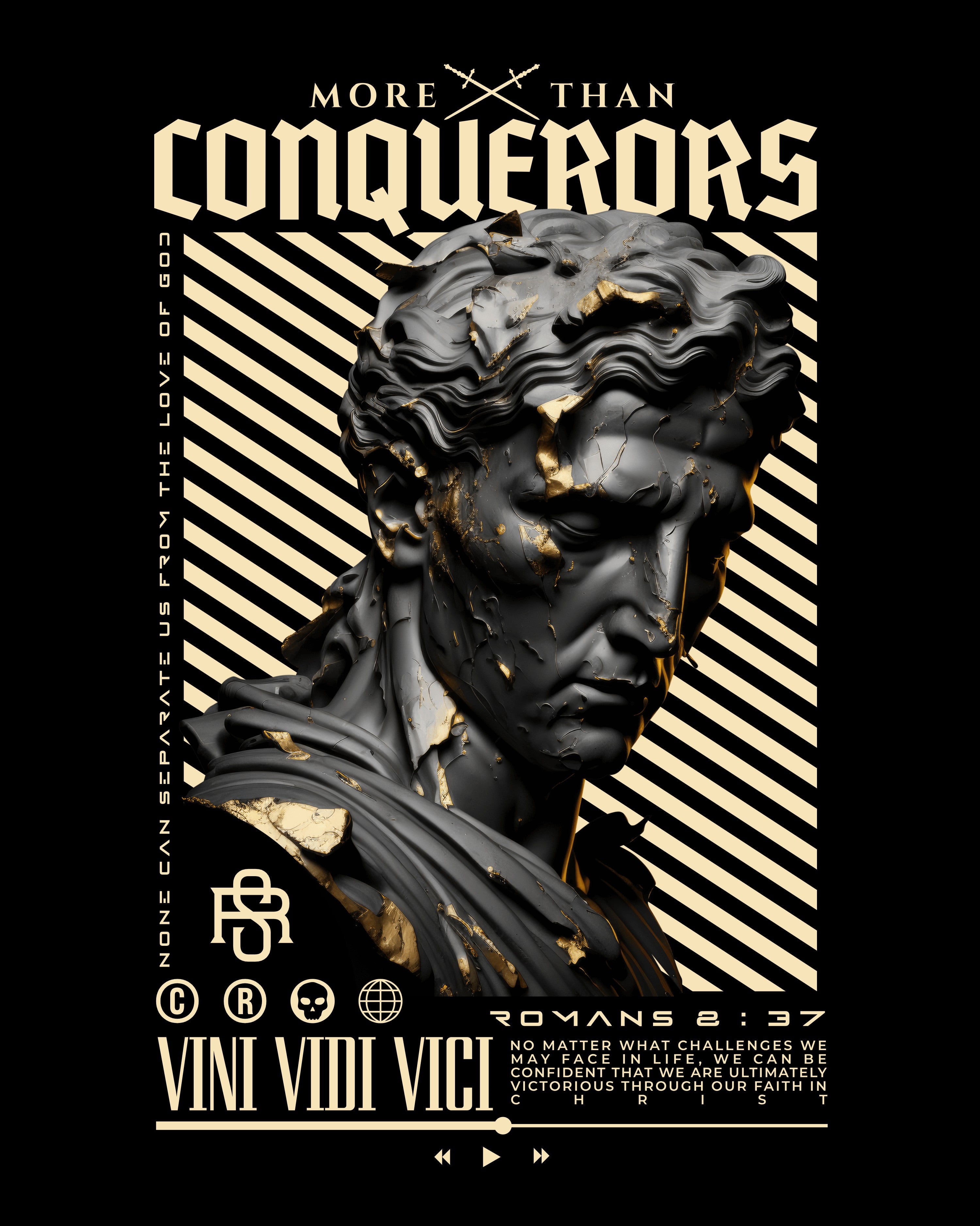 "Conquerors" Streetwear Fleece Hoodie