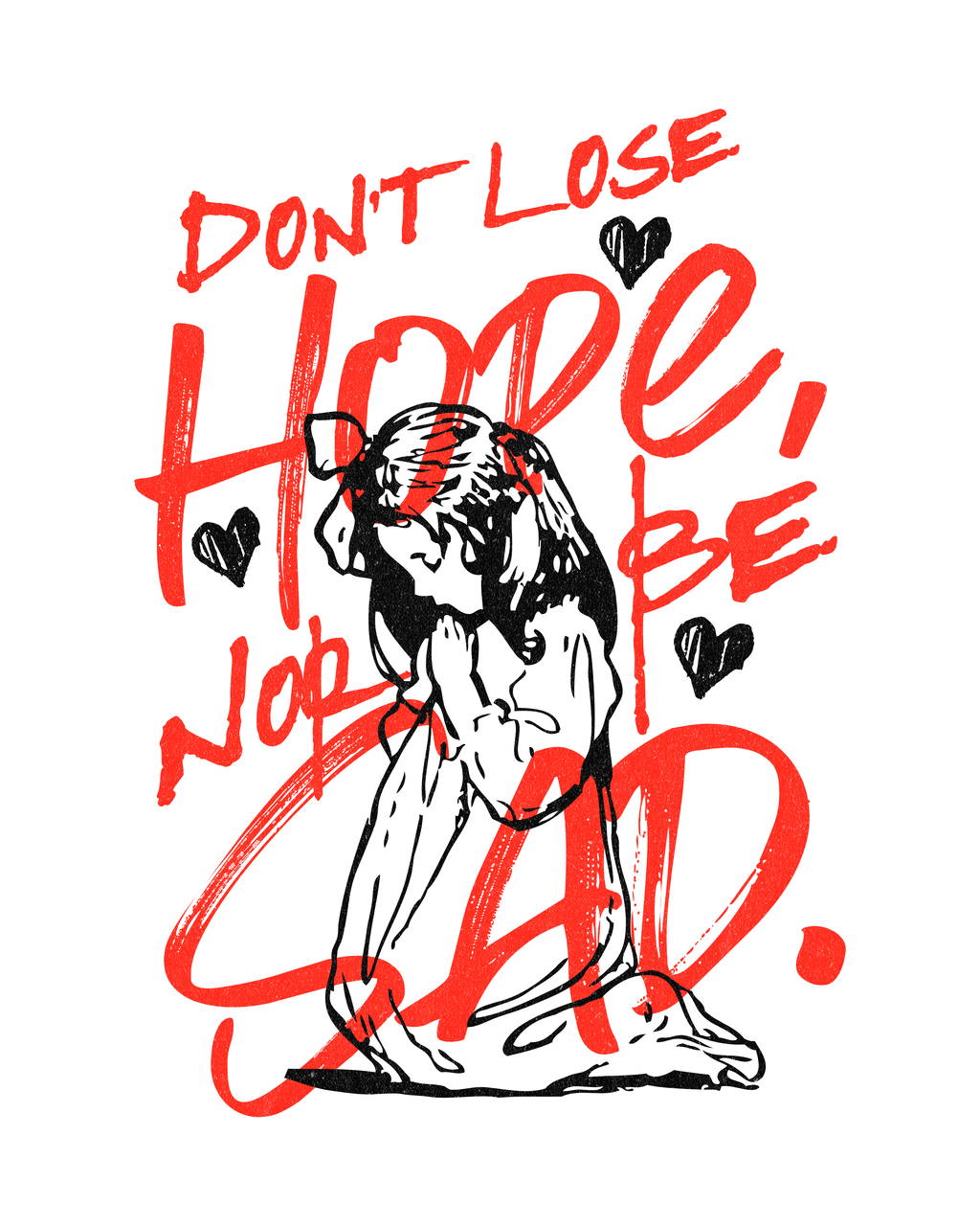 "Don't Lose Hope Nor Be Sad" Essential Cotton T-Shirt