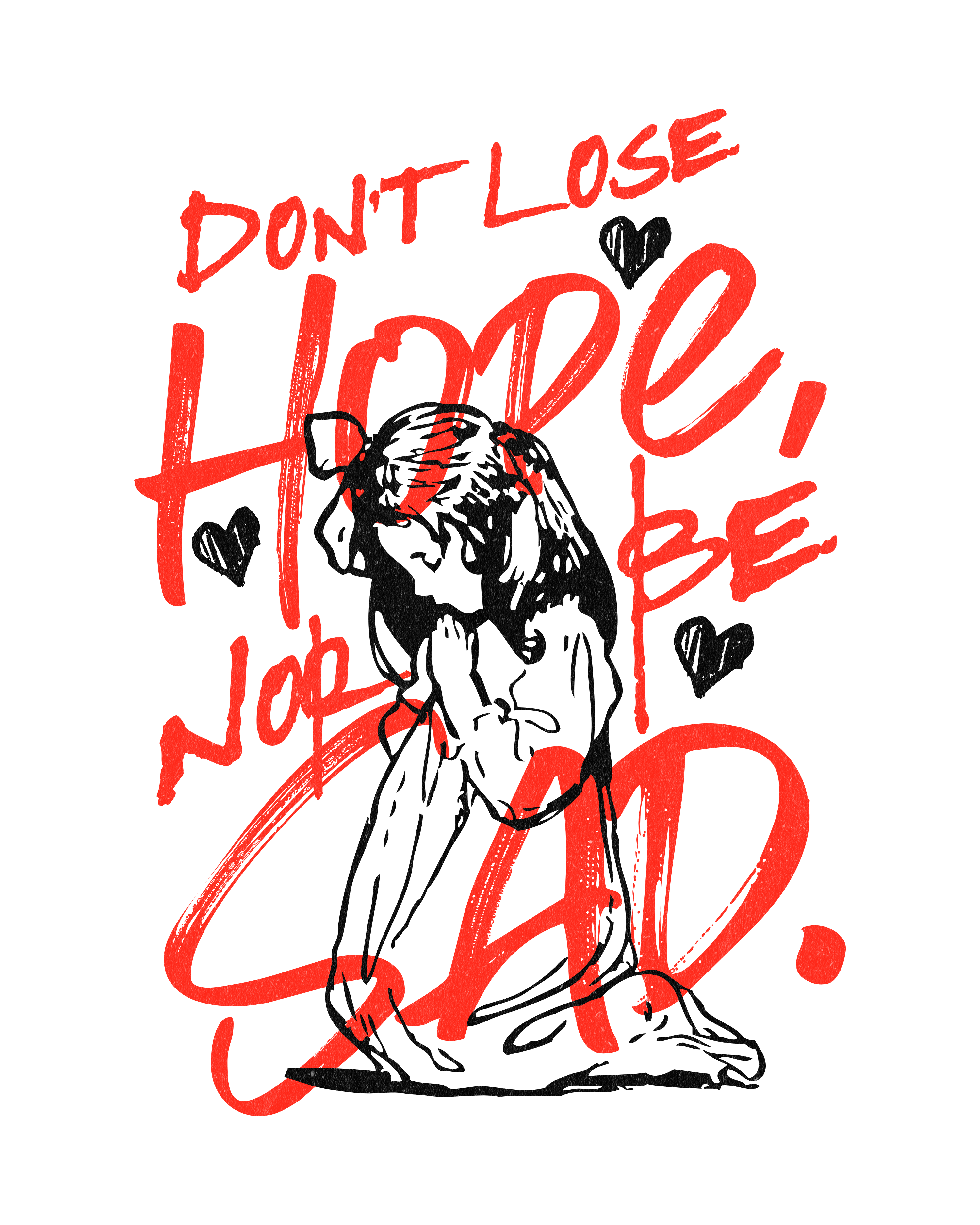 "Don't Lose Hope Nor Be Sad" Essential Cotton T-Shirt