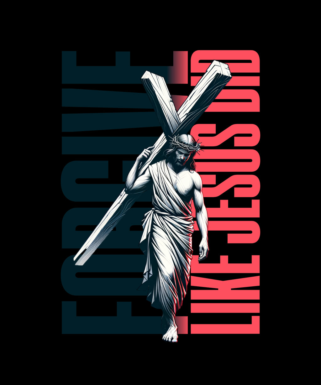 "Forgive Like Jesus Did"Snow Washed T-Shirt