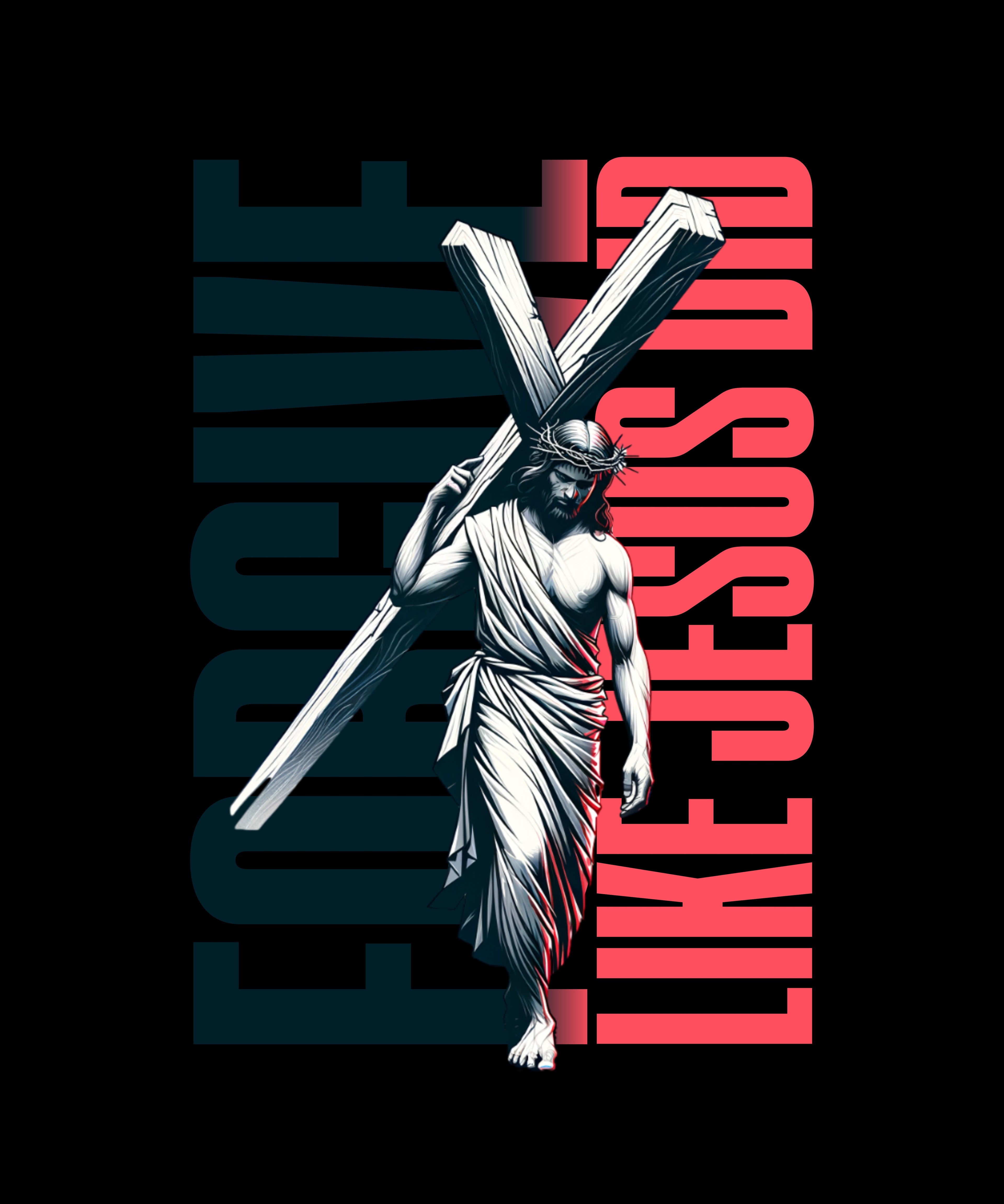 "Forgive Like Jesus Did"Snow Washed T-Shirt