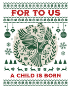 🎄 "A Child Is Born" Essential Crewneck  Sweatshirt 🎄