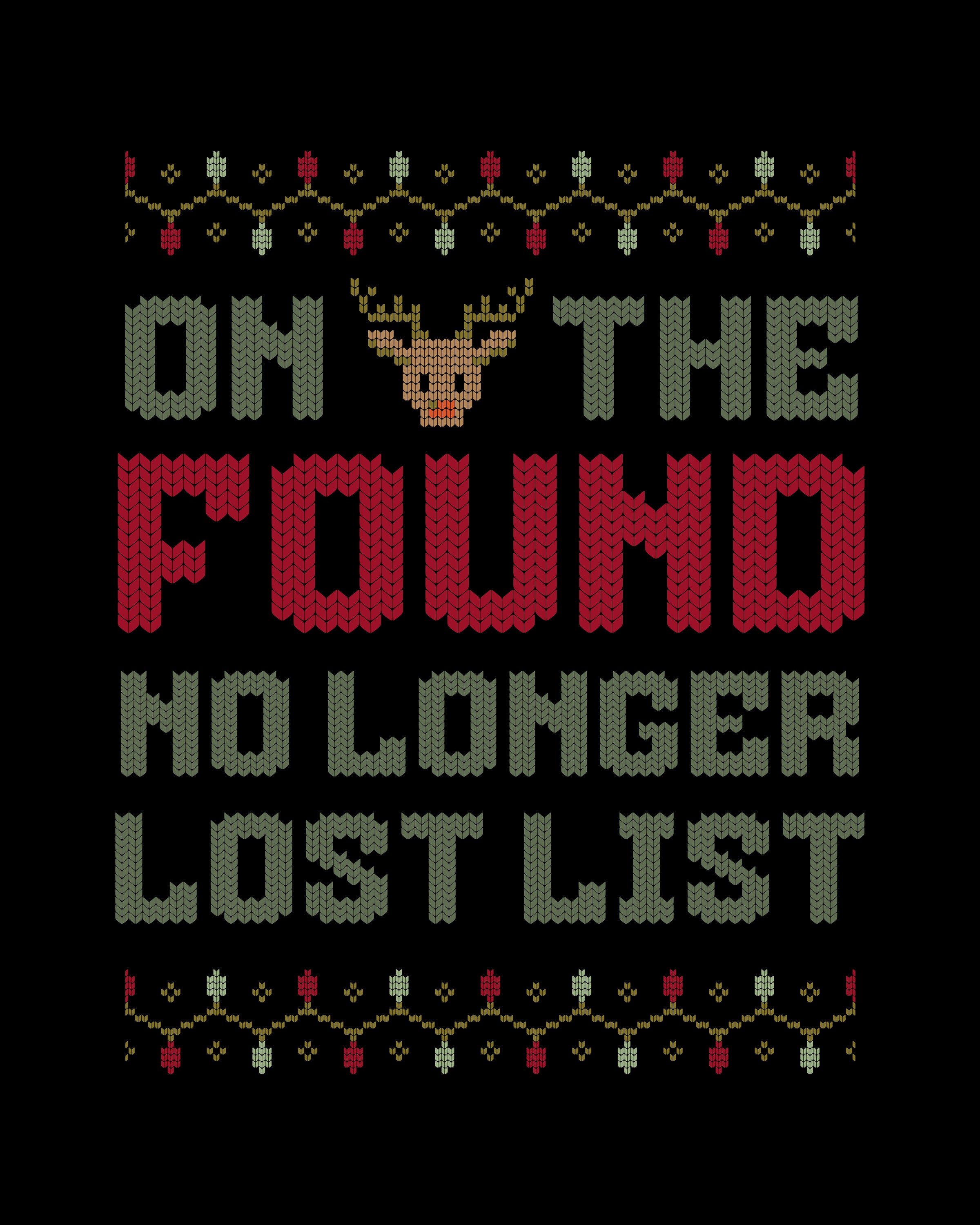 🎄 "Found No Longer Lost List" Essential Crewneck  Sweatshirt 🎄