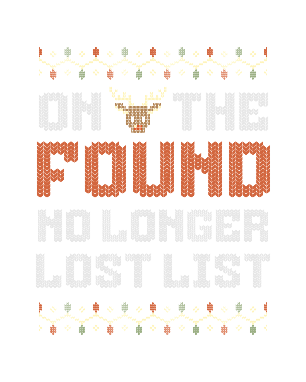 🎄 "Found No Longer Lost List 2" Essential Crewneck  Sweatshirt 🎄