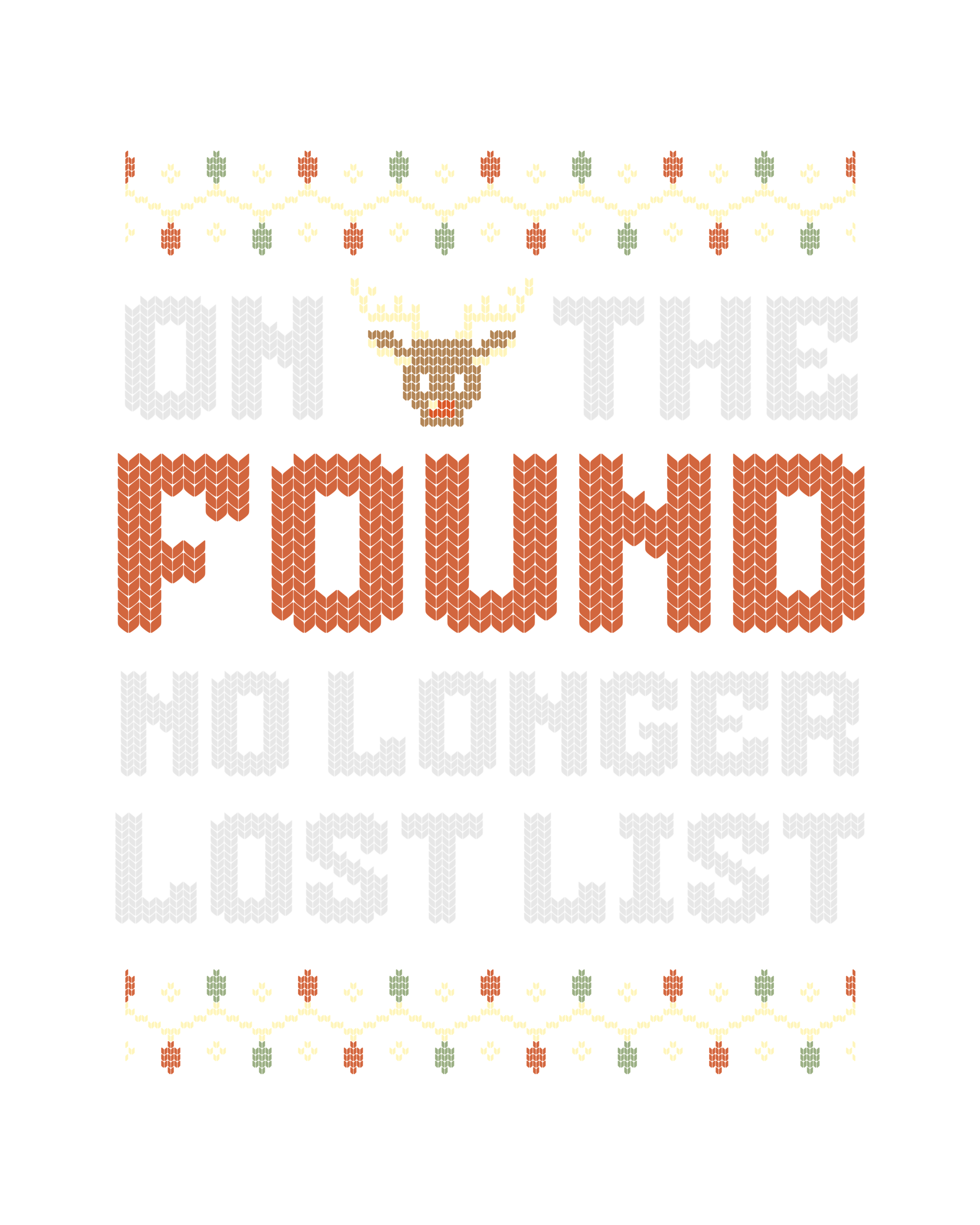 🎄 "Found No Longer Lost List 2" Essential Crewneck  Sweatshirt 🎄