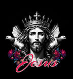 "THE KING JESUS" Streetwear Fleece Hoodie