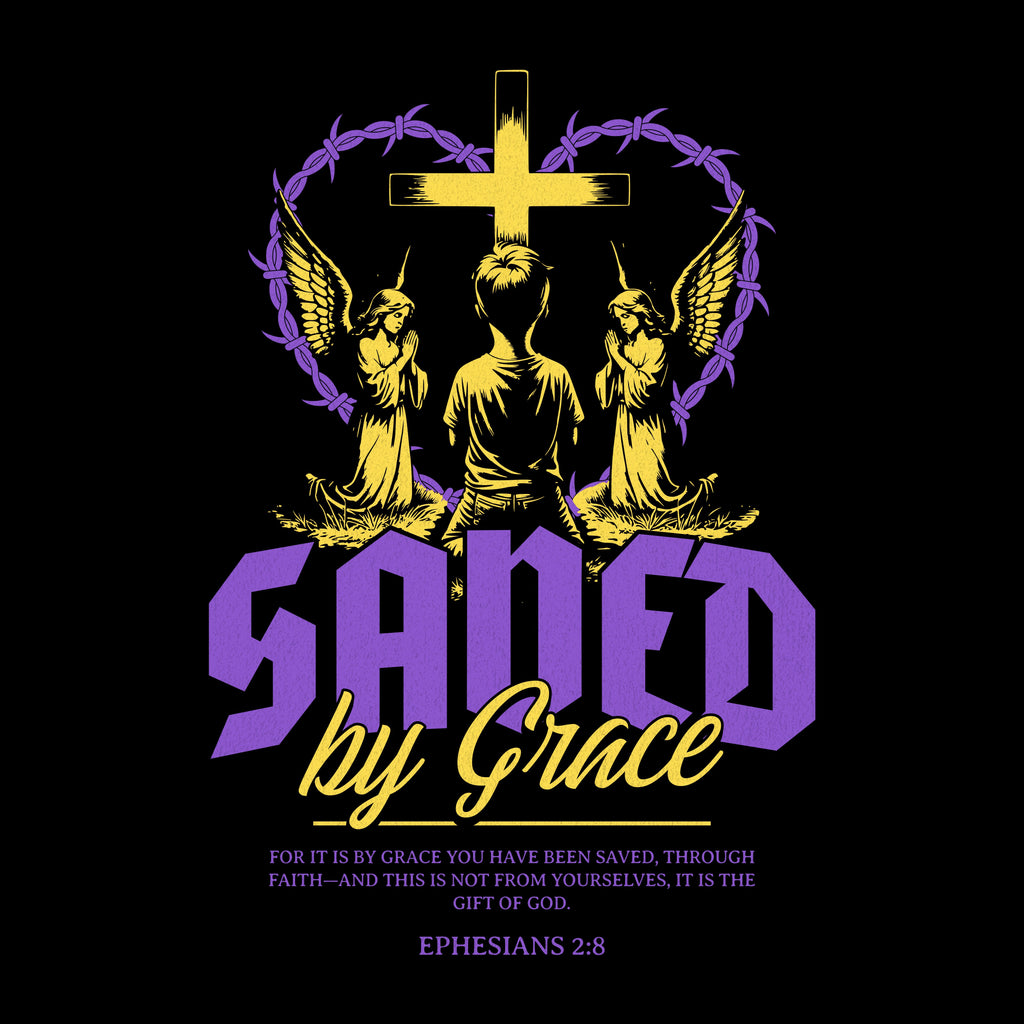 "Saved By Grace" Essential Crewneck Sweatshirt