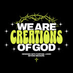 "We Are Creations Of God" Streetwear Fleece Hoodie