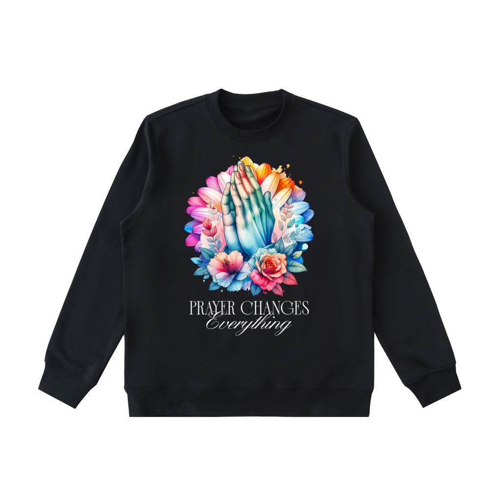 "Prayer Changes Everything" Essential Crewneck Sweatshirt