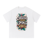 🎄 "Christmas Means Jesus Vibes" Essential Cotton T-Shirt 🎄