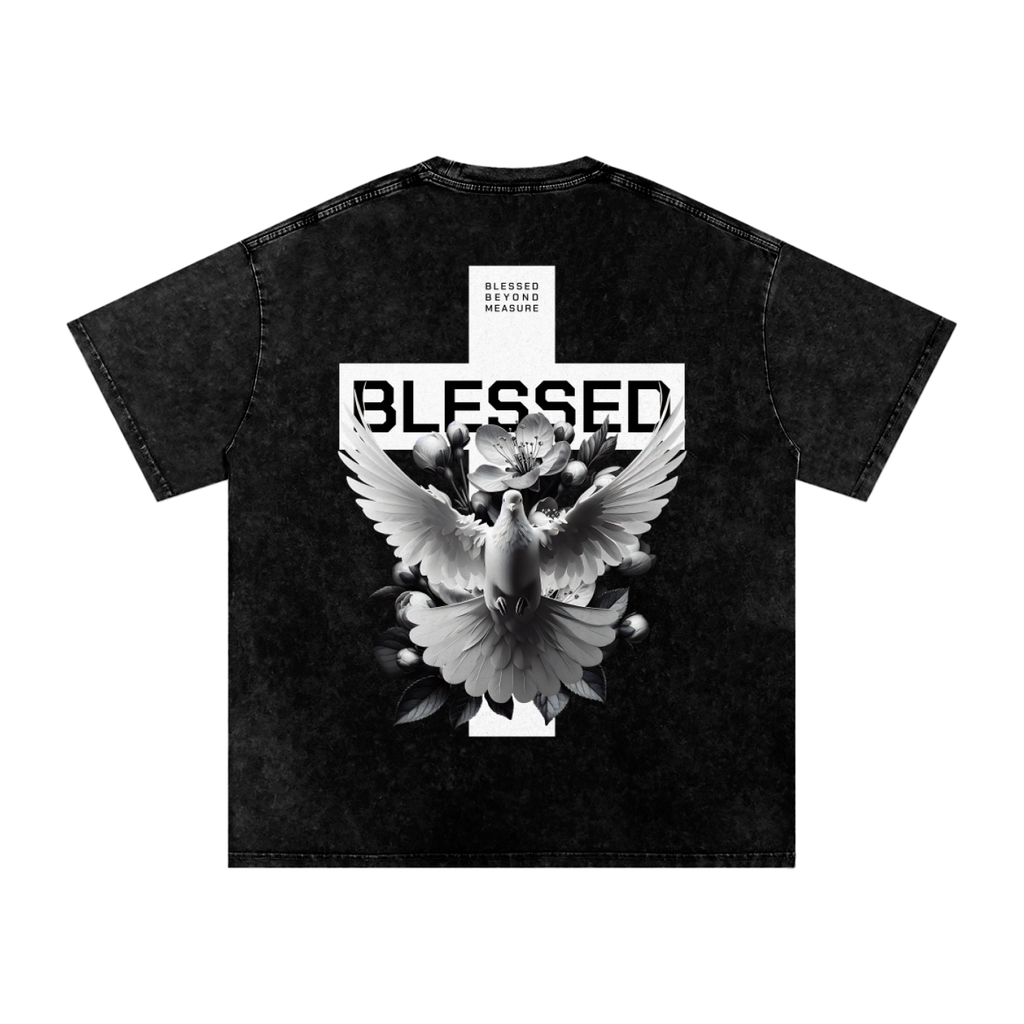 "Blessed" Snow Washed T-Shirt