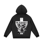 "BLESSED" Streetwear Fleece Hoodie