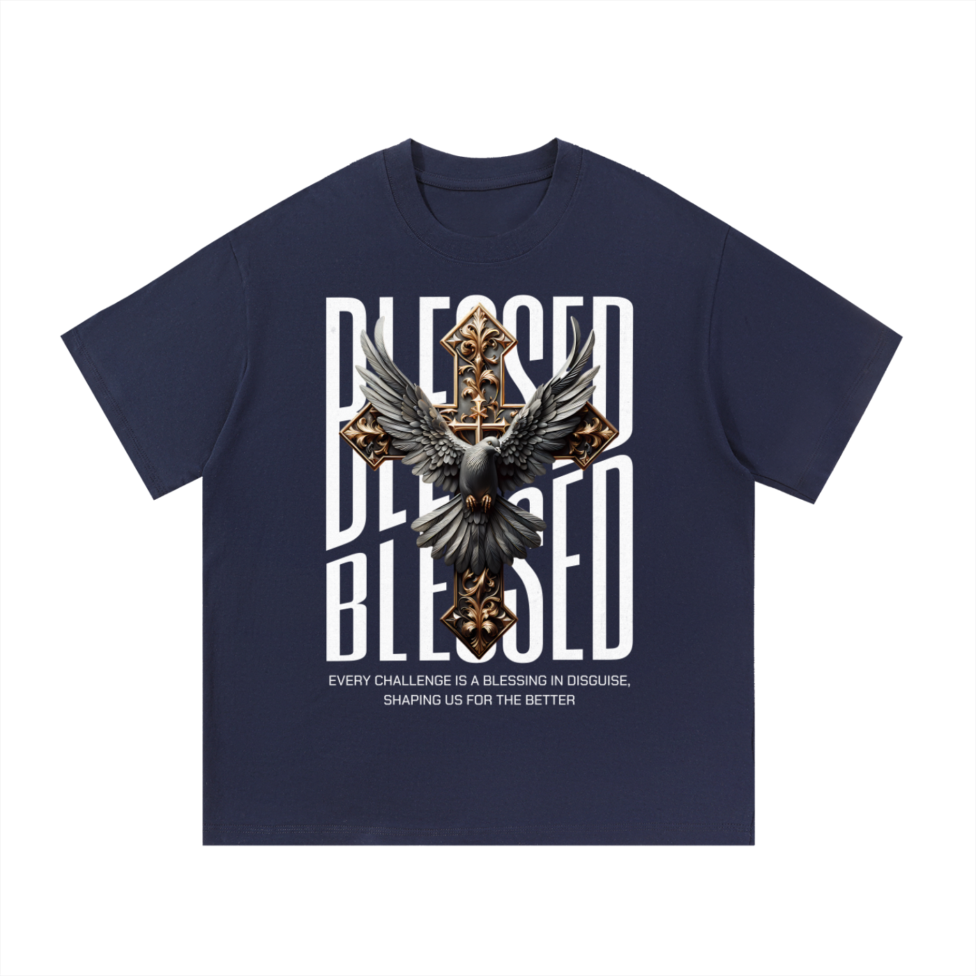 "BLESSED" Essential Cotton T-Shirt