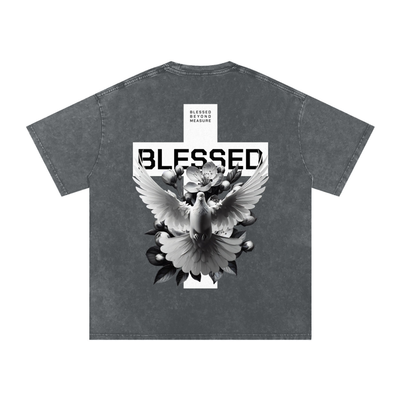 "Blessed" Snow Washed T-Shirt