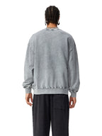 "Conquerors" Snow Wash Oversized Sweatshirt